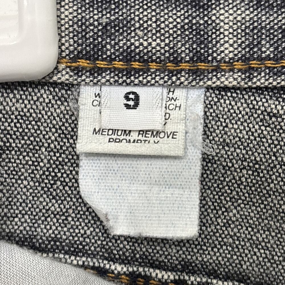Vintage 90s Palmetto High Rise Jeans Women 9 Color block Tapered USA Cotton - Picture 5 of 11